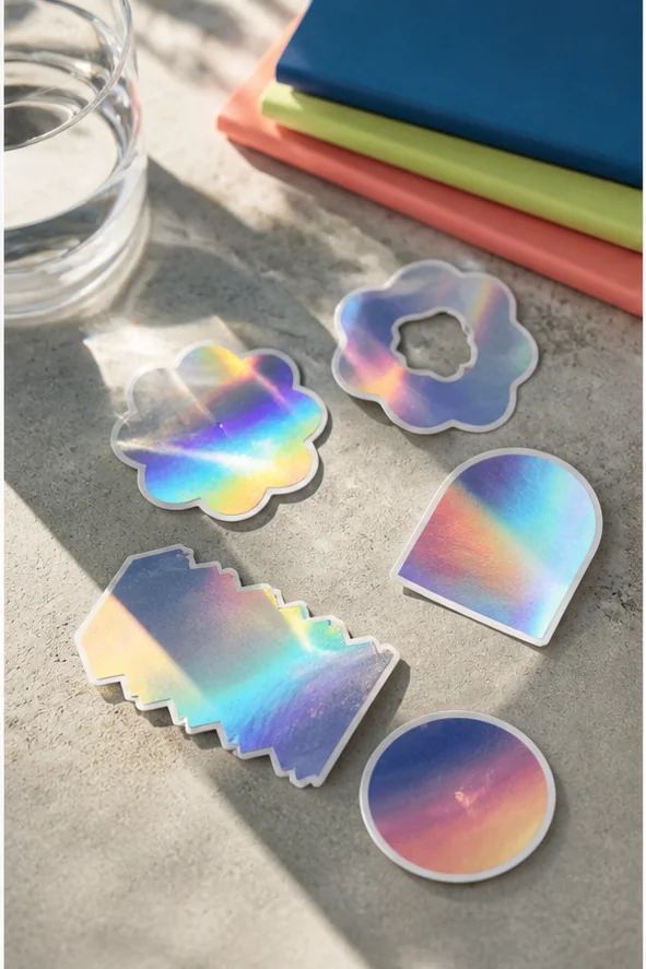 Holographic stickers